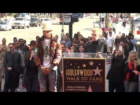 PHARRELL WILLIAMS Hollywood Walk of Fame