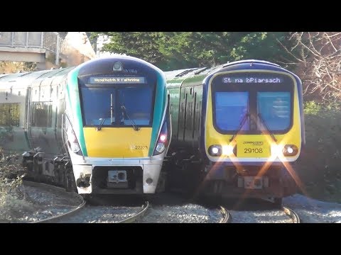 Irish Rail 22000 & 29000 Class Trains - Drumcondra Station, Dublin