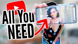 Starting A YouTube Channel With JUST A Phone in 2020