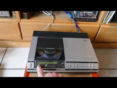 Der Grundig CD30 Baugleich Philips CD 100 mit der Demo CD (Deutscher Kommentar)