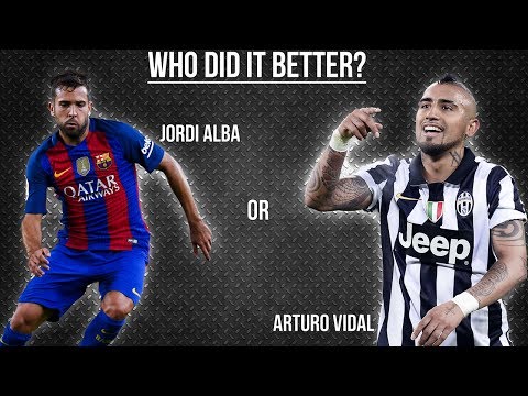 Arturo Vidal's dive Vs Jordi Alba's dive | Who did it better?