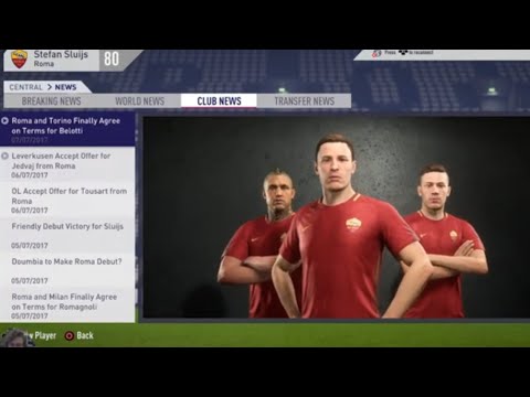 FIFA 18 Career mode: AS Roma 🔴🟠 S1. Ep1. ""Rome wasn't build in a day but we laid a foundation"