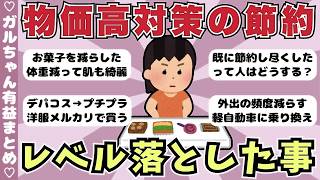 【節約術】生活レベル何落とした？物価高対策の節約（ガルちゃんまとめ）【ゆっくり】
