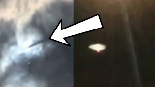 Unbelievable! A huge UFO was seen during the solar eclipse