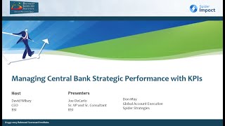 Managing Central Bank Strategic Performance With KPIs
