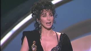 Cher Wins Best Actress | 60th Oscars (1988)