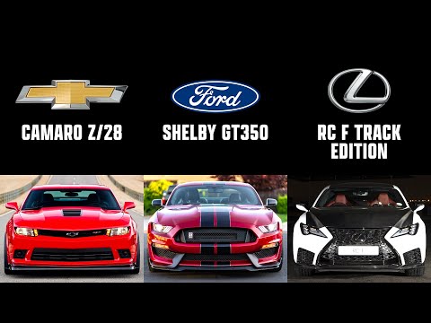 Car Comparison: NA V8 RWD | Camaro Z/28 vs Shelby GT350 vs RC F Track Edition | 4enthusiasts