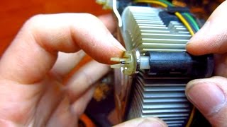 Intel Stock Cooler Push-Pin Fastener (working principle)