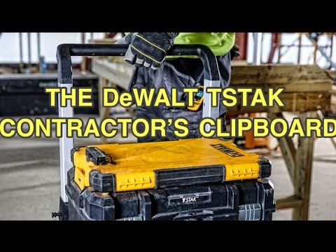 The DeWalt TSTAK Contractor’s Clipboard