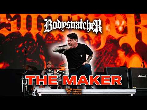 Bodysnatcher performing The Maker at Release Athens Festival in 2026