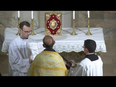 Angelus na gruta da Natividade 09/05/2015