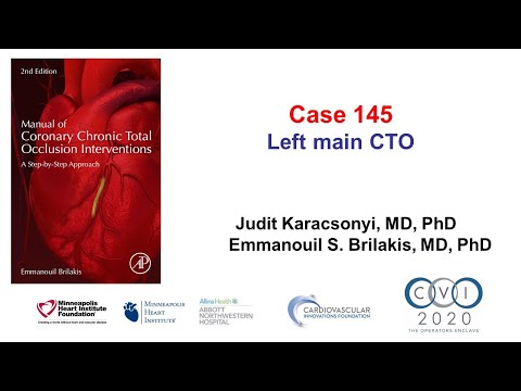 Case 145: Manual of CTO PCI - Left Main CTO