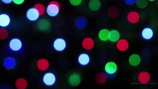 Christmas Lights Bokeh Defocus Out of Focus Background Video Backdrop Stock Footage