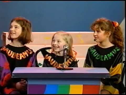 TĘCZOWY MINI BOX M-28 - ZGADYWANKI MUZYCZNE - prowadzi Andrzej BUTRUK - emisja 18.3.1993