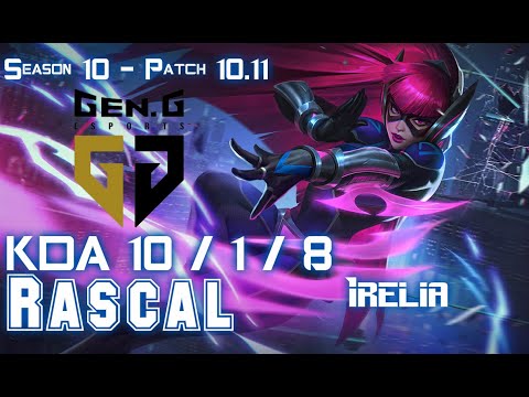 Gen Rascal IRELIA vs JAX Top - Patch 10.11 KR Ranked
