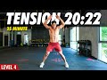 25 Minute Bodyweight Tension Cardio & Strength (Level 4)