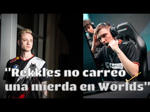 ''Rekkles NO CARREÒ UNA MIERD* EN WORLDS'' -FNC Selfmade juega Ekko con 100 ms