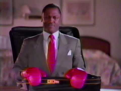 Quality Inn (1988) Television Commercial - Smoking Joe Frazier