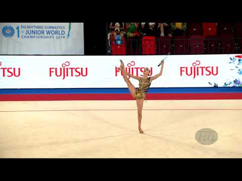 POROKHNYA Dalia (POR) - 2019 Rhythmic Junior Worlds, Moscow (RUS) - Qualifications Clubs