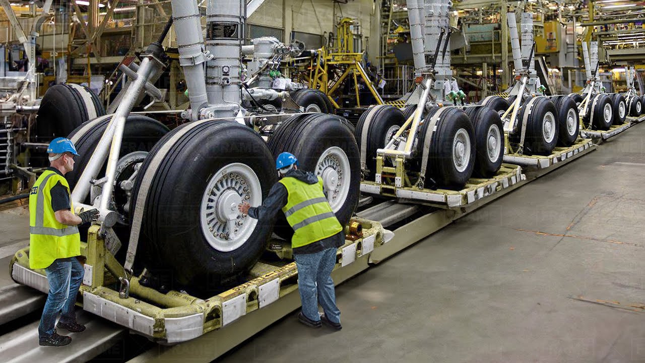 How They Build Brand New Landing Gear From Scratch Inside Billion $ Factory