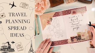Plan my Europe trip with me! Bullet journal travel spread ideas ✈️