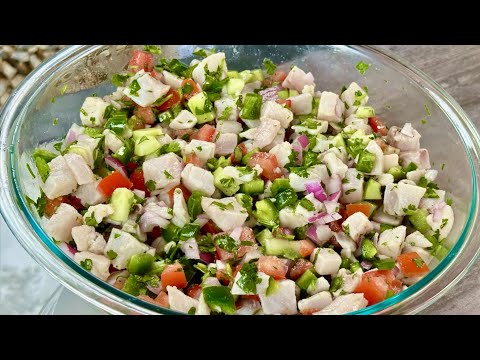Como Hacer CEVICHE DE PESCADO TILAPIA | Con pocos ingredientes |Sencillo y Rápido Receta Fácil