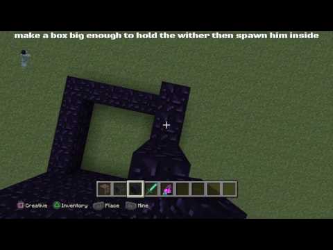 How to kill the wither easy