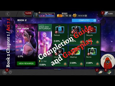 Book 2 Chapter 1 / Act 7.1 Completion Guide and Gameplay - Marvel Contest of Champions
