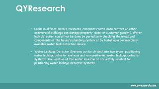 QYResearch: Global Water Leakage Detector Systems Market