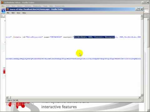 DotNetNuke Tutorial, Setting up meta tags - Video #96
