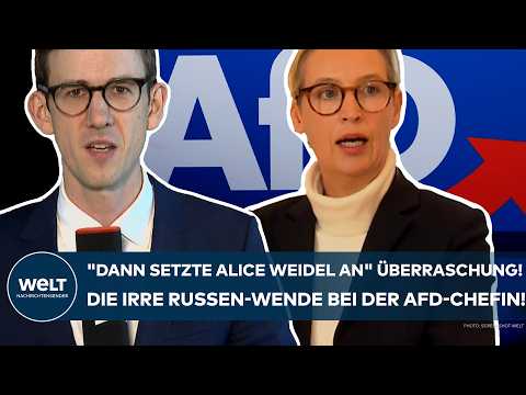 DEUTSCHLAND: "Dann setzte Alice Weidel an!" Überraschung! Die irre Russen-Wende bei der AfD-Chefin!