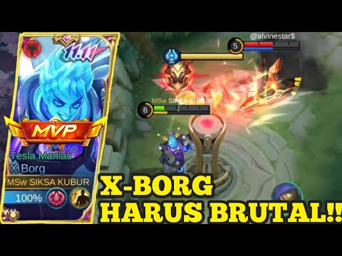 PAKAI X-BORG HARUS BRUTAL‼️JANGAN DI TIRU PERLU JAM TERBANG TINGGI