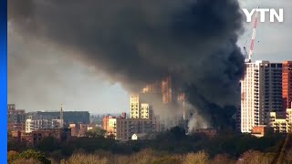 영국 런던 서부 창고 화재...학교·주택가 대피령 / YTN
