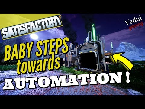 Satisfactory | 🏭 First Look - Our FIRST Automation! @Vedui42 | Let's Play Ep. 02 ✔️