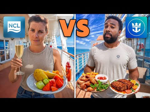 We Tried Two Cruise Ships At The Same Time | Norwegian vs Royal: The SHOCKING Truth About Both Ships