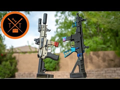 9mm AR 15 Battle // CMMG Banshee Vs. Angstadt Arms