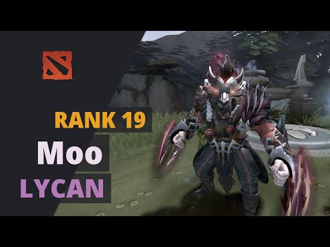Moo (Rank 19) plays Lycan Dota 2 Full Game