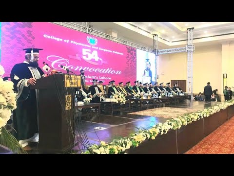 54th #CONVOCATION OF #CPSP  #PGME #CBME #FCPS #MCPS  EXCELLENT IN HIGHER MEDICAL EDUCATION #DOCTORS