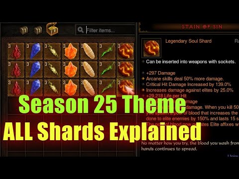 Season 25 Full Soul Shards Guide - Which to Farm, how to Upgrade & Augment!