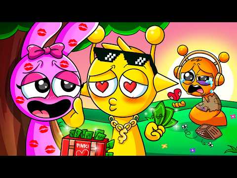 Will Pinki Choose Poor Oren Or Rich Simon? | Incredibox Sprunki Animation