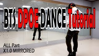 Dance Tutorial BTS - DOPE(쩔어) (Count + Mirrore
