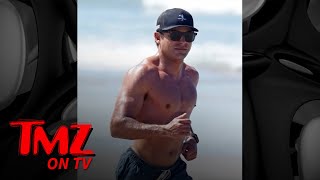 Zac Efron Goes for Shirtless Beach Run in Costa Rica | TMZ TV