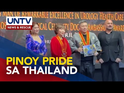 UNTV at UNTV host Dr. Joseph Lee, pinarangalan sa Thailand Leadership Awards 2024