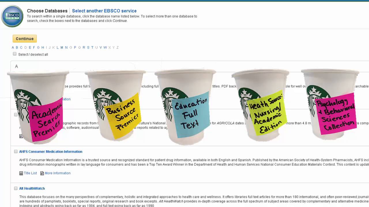 EBSCO Databases at the UHWO Library