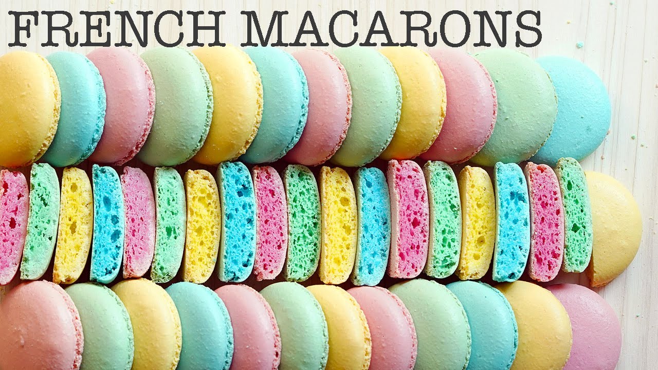 French Macarons with Non-Hollow Shells.
