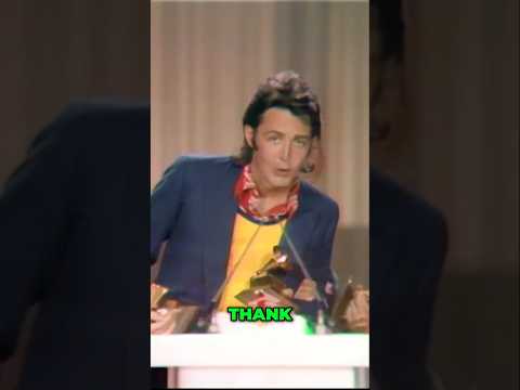 Paul McCartney Accepts Grammy for Let It Be | 1971 Flashback #shorts #thebeatles #beatles