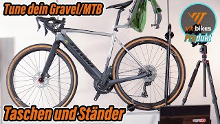 Gravelbike Upgrades Gepäckträger und Seitenständer // Eure Erfindungen - Produkte vorgestellt