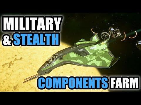EASY AND FAST MILITARY AND STEALTH COMPONENT FARMING: Solo No Ship Challenge E09 - Star Citizen 4.3