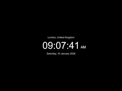 🔴 LIVE | Clock / Time in London Now / LIVE London / What time is it now