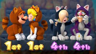 【マリオパーティ10】たぬきチーム VS ネコチーム！ベストミニゲーム対決！マリオ＆ピーチ VS ワルイージ＆ロゼッタ 4K (UHD)